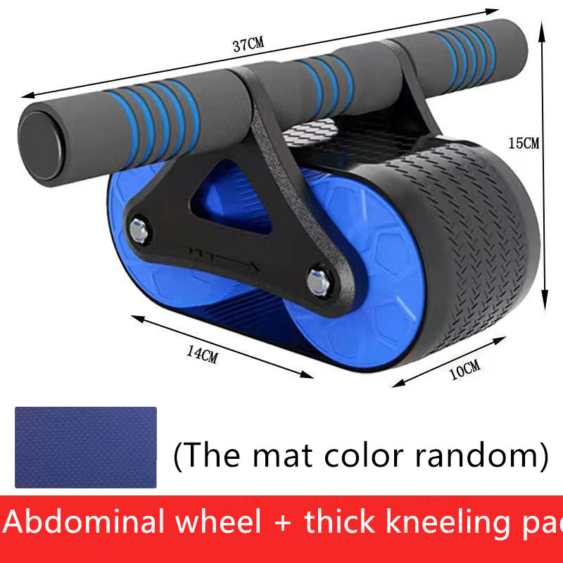 Double Wheel Abdominal Exerciser Women Men Automatic