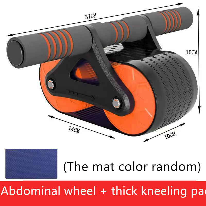 Double Wheel Abdominal Exerciser Women Men Automatic